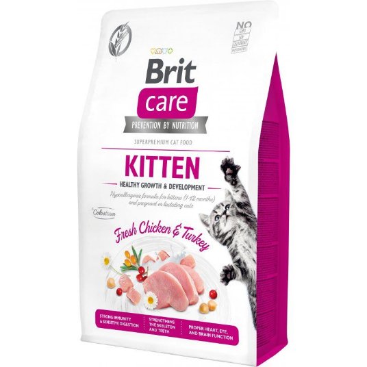 Brit Care Cat Grain-Free Kitten Healthy Growth & Development, 2 kg (za zdrav razvoj mladih mačk)