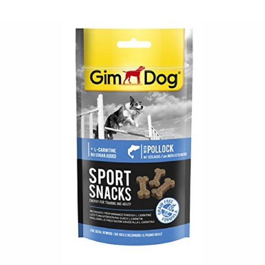 GIMDOG SPORT SNACKS MINI KOSTI POLAK 60 g (12)