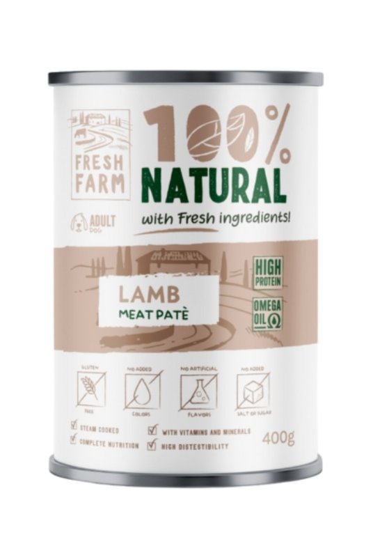 Fresh Farm Smooth Pate, jagnjetina, 400 g (12)