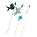Croci SCARY INSECT POLE, igrača za mačke na palici, 46,5 cm