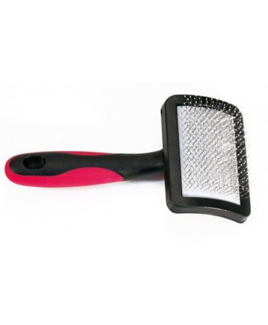 CR PLASTIČNA KRTAČA ZA PSE VANITY KRIVE IGLE Z BUNKICAMI S