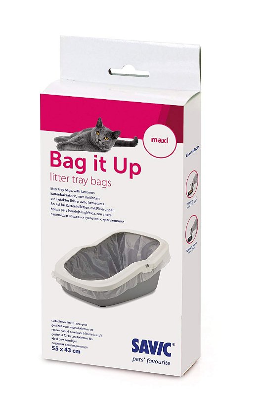 SAVIC BAG IT UP VREČKE ZA MAČJI WC 12 KOS - LARGE