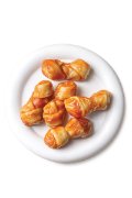 Besta PU Treats Chicken coated knotted bone 504g