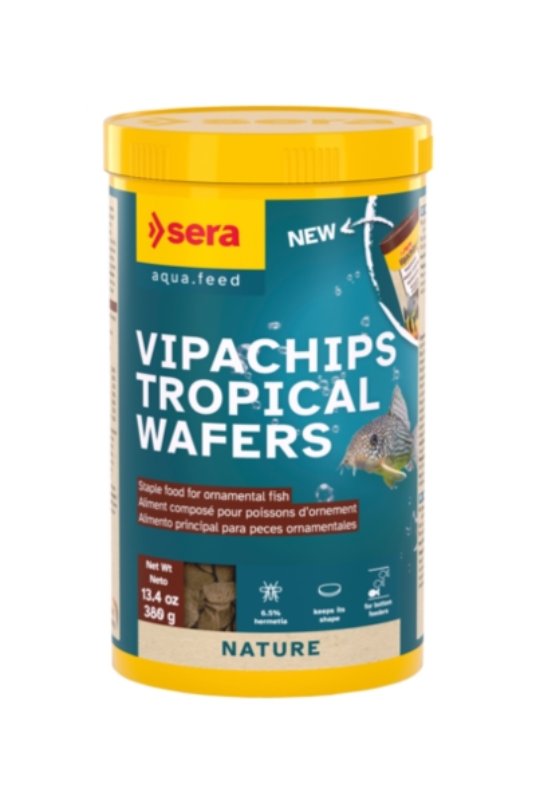 SERA Vipachips Wafers, hrana za talne ribe, 250 ml