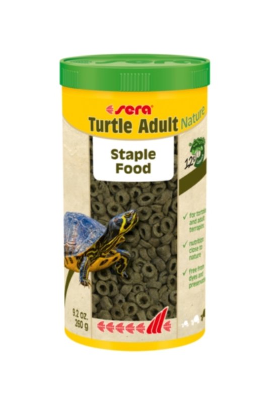 SERA TURTLE ADULT NATURE, hrana za želve, 1000 ml