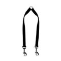 FB RAZDELILNIK ZA 2 PSA NAJLON ČRN 15MMX20CM