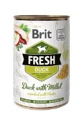 Brit Fresh Can Dog Duck with Millet 400g (6)