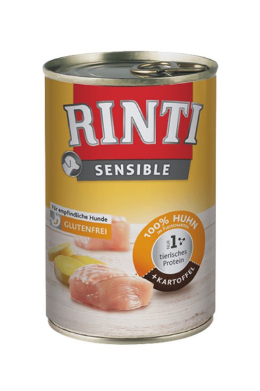 RINTI SENS., piščanec&krompir 400g (12)
