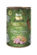 Brit Christmas Care Dog Can Rabbit 400g (6) (kunec)