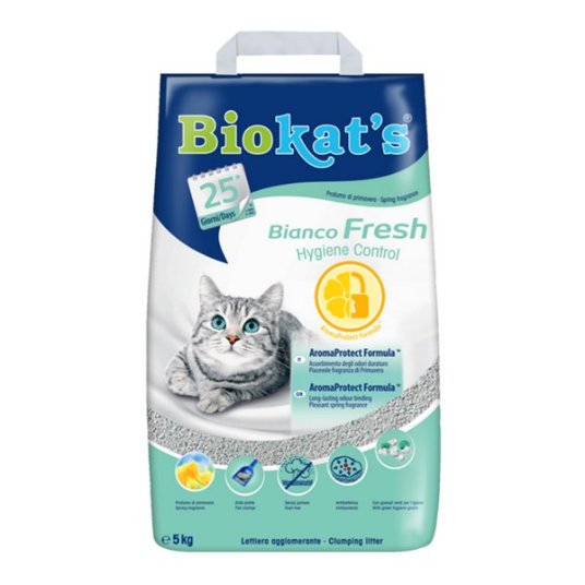GIMCAT BIOKATS BIANCO FRESH HYGIENE CONTROL 5 kg