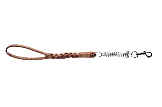 FB USNJEN PLETEN POVODEC RJAV 55 CM