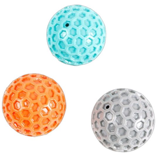 Besta igračka za pse, žogica Honeycomb 8cm različne barve