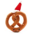 CR Xmas Brezel, igrača za pse, presta s kapo, z zvokom,  25,5 cm