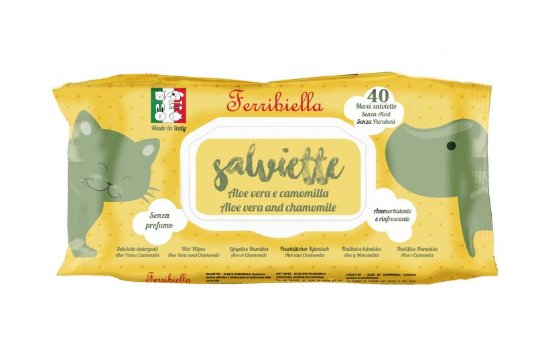 FB ČISTILNI ROBČKI ALOE VERA IN KAMILICA 40 KOS