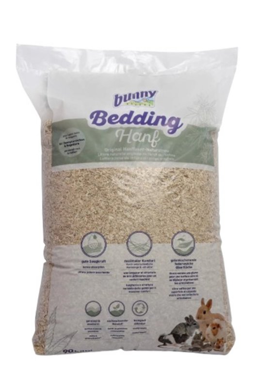 Bunny stelja za glodalce Hemp, iz konoplje, 90 l