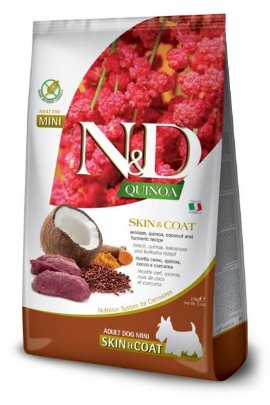 N&D Quinoa Dog Skin&Coat Venison&Coconut Mini