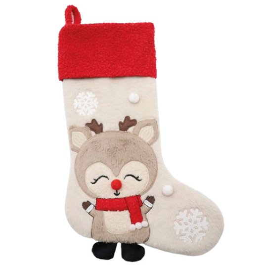 CR Xmas božična nogavica Jelenček, 50 cm