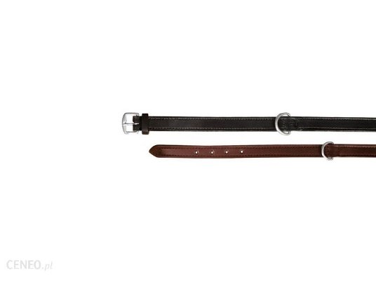 TRIXIE USNJENA OVR. ACTIVE ČRNA 36-43 CM/18 MM