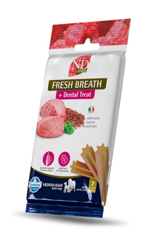ND dentalna poslastica za pse Quinoa Fresh Breath, MD&MX 100g (15)