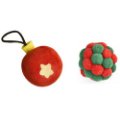 FB Xmas igrača za mačke, novoletni okraski, 2 kos, 4,5 cm