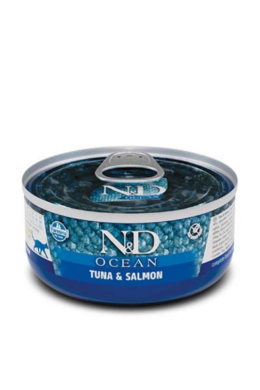 N&D Can Cat Ocean Tuna & Salmon 70g (24)