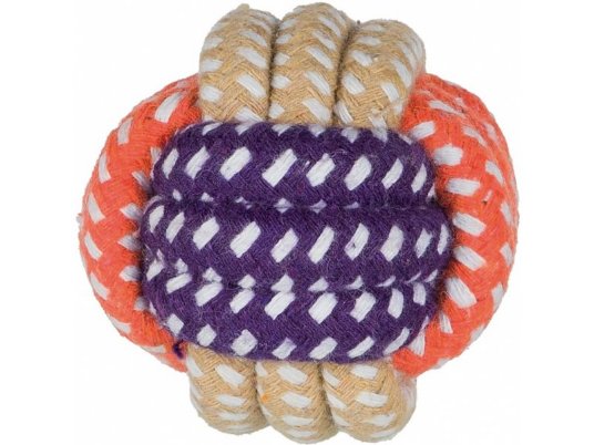 Trixie Junior igrača za pse, žoga iz vrvi, fi 6 cm