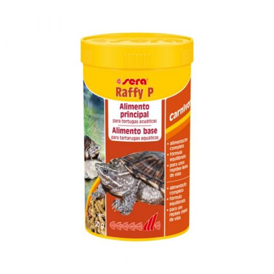 SERA RAFFY P  HRANA ZA ŽELVE IN PLAZILCE 250 ML (6)