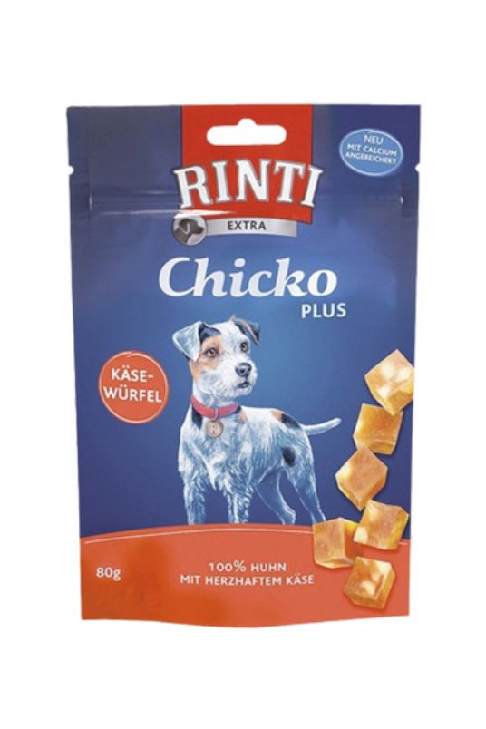 RINTI Chicko Plus, sirne kocke s piscancem 80g (12)