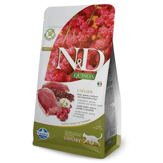 N&D Quinoa Cat Urinary Duck&Cranberry 5kg