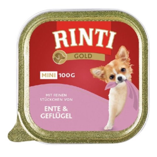 Rinti Gold alu mini, raca&perutnina 100g (16)