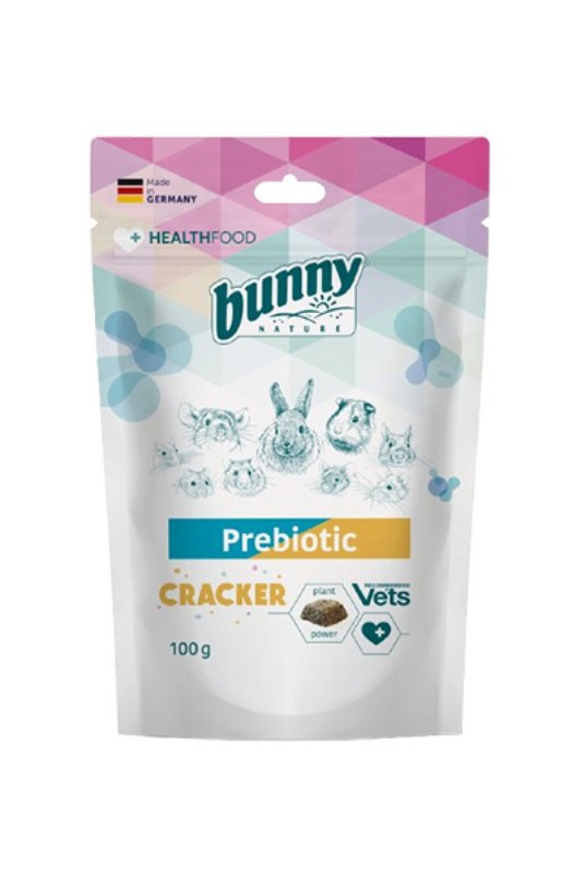 Bunny Prebiotic cracker, priboljšek za glodalce, s prebiotiki, 100 g