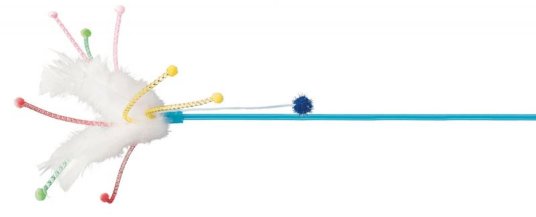 TRIXIE PERJE IN VRVICE NA PALICI IGR. ZA MAČKE  41 CM