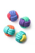 Besta igračka za pse, žogica Bundle vrv 6cm različne barve