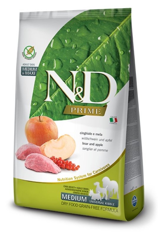 N&D Prime Dog Boar&Apple Adult med/maxi