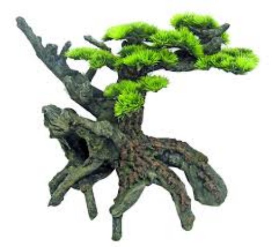 D. CR AKVARIJSKA DEKORACIJA BONSAI 35X18.5X27 CM