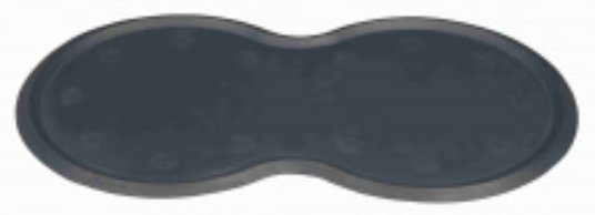 TRIXIE PODLOGA ZA POSODE 45 × 25 CM TEMNO SIVA