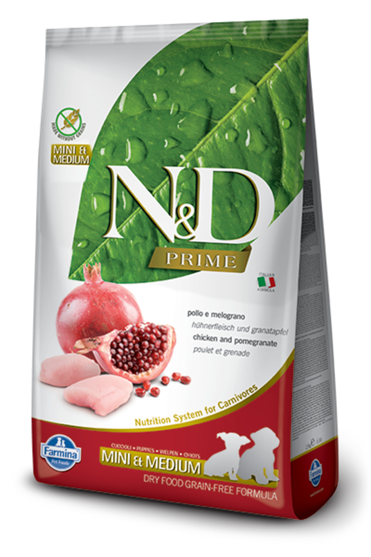 N&D Prime Puppy Chicken&Pomegranate Mini/Med 
