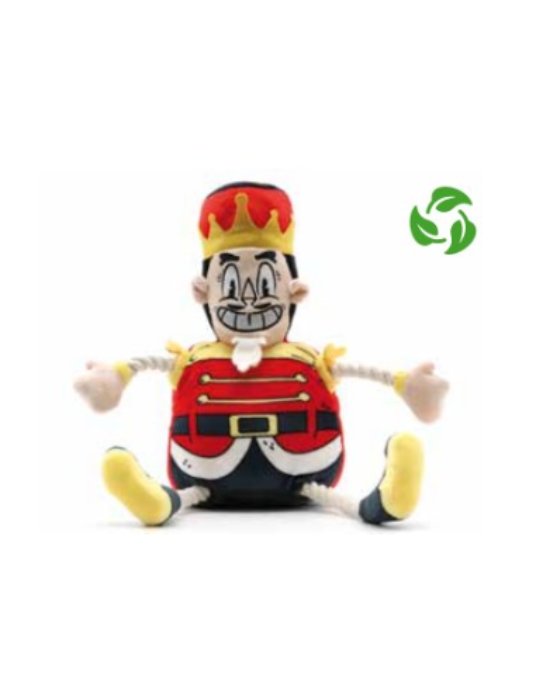 CR Xmas Eco Soldier, igrača za pse, vojak, blago, vrv, z zvokom, 33 cm