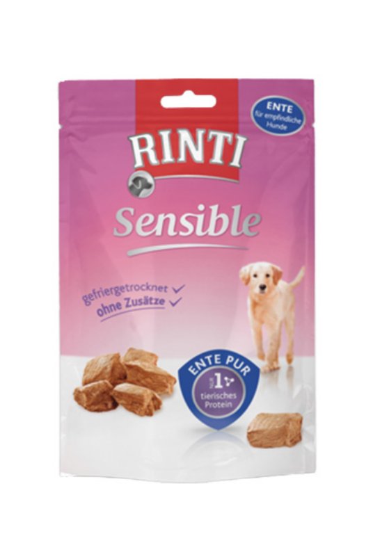RINTI Sens. snack, PUR Duck (freeze-dried) 120g (9)