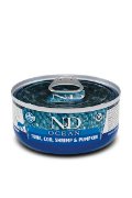 N&D Can Cat Ocean Tuna, Cod & Shrimps & Pumpkin 70g (24)