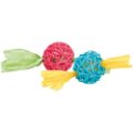TRIXIE igrača za glodalce, set žogic, ratan, papir, fi 4cm x 13 cm, 2 kos