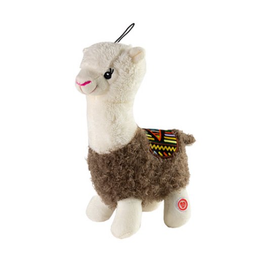 D. GD LLAMA LOVE, igrača za pse, pliš, zvok, 25 x 15 cm