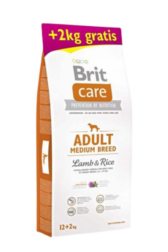 BCD Hypoallergenic Adult medium br. Lamb&Rice 12kg