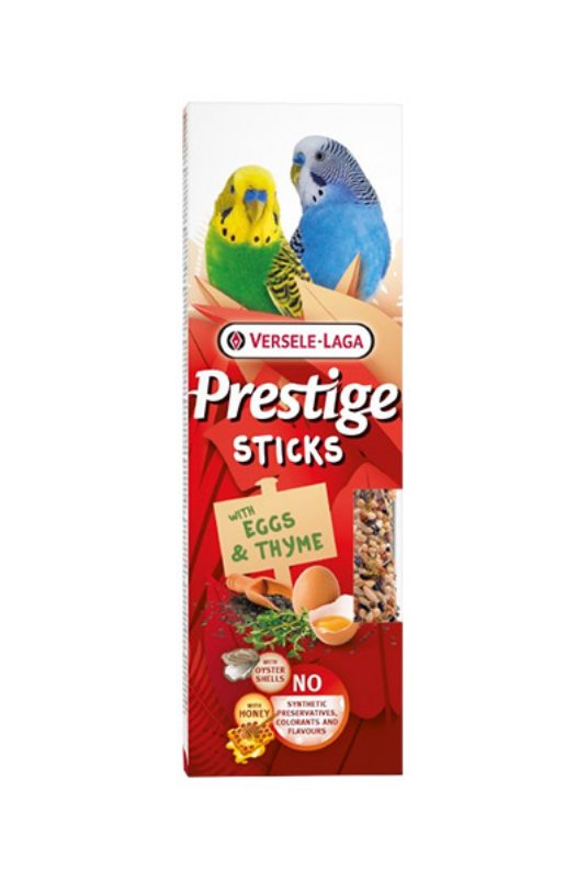 VL Prestige Sticks Small Parakeets Eggs & Thyme, krekerji za male papige, 2 kos, 60 g (10)
