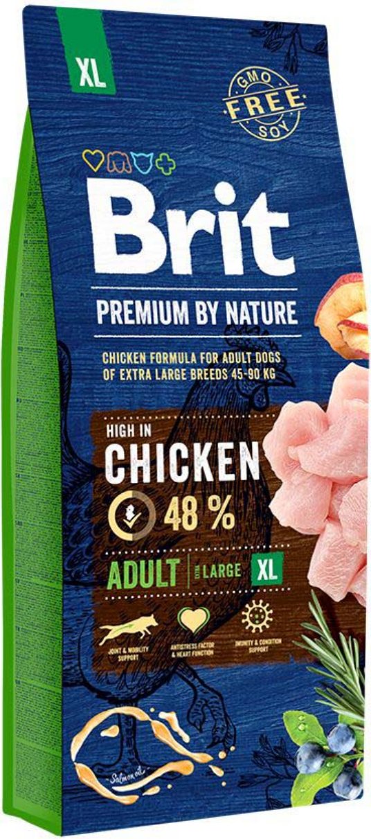 D.BRIT-Premium Adult XL 15kg Za odrasle pse težke od 45-90 kg