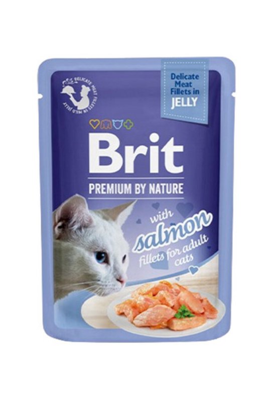 BPNC-pouch Delicate Fillets in jelly with Salmon 85g (24) Fileji z lososom v zeleju