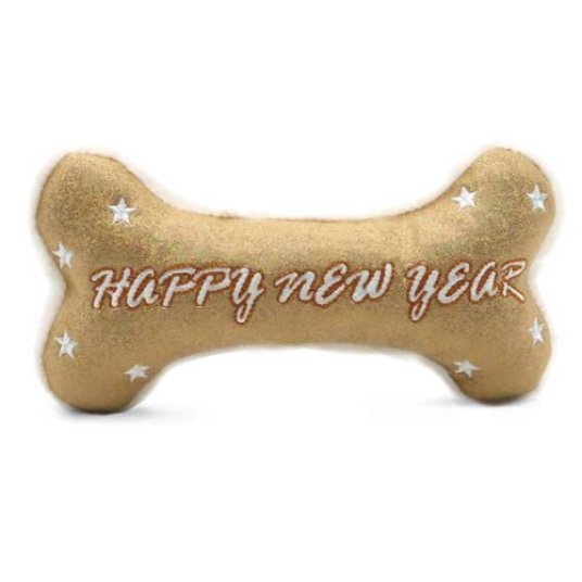 Croci XMAS igrača za pse, BONE HAPPY NEW YEAR, 18 cm