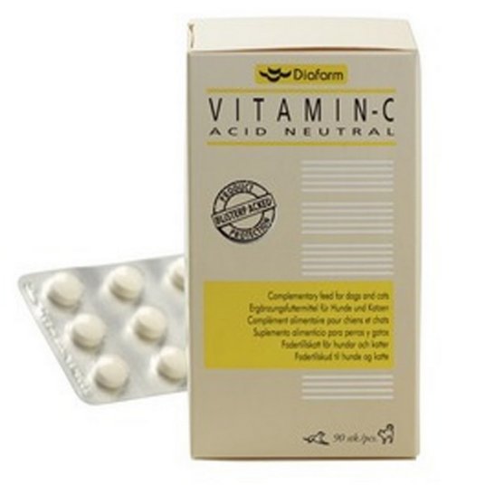 DF Vitamin C for dogs and cats 90 tabl. (Vitamin C tabl.za pse in mačke)