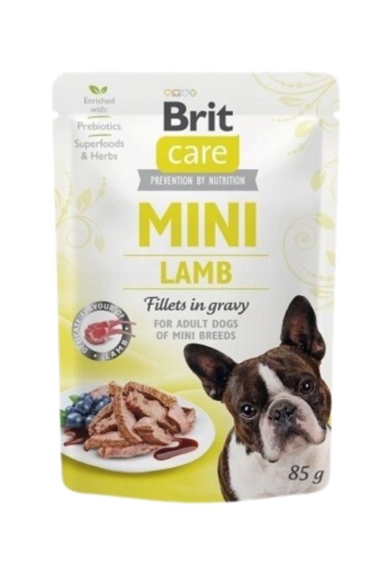 BCD-pouch Mini Adult with Lamb fillets in gravy 85g (24)