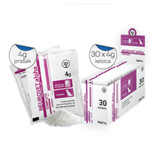 VetaProV NEUROVET alpha Complete 30x4g - za pse, prehr. dop. za živali z nevrološkimi motnjami, tudi kot podporna terapija